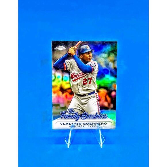 Vladimir Guerrero 2019 Topps Chrome Update The Family Business #FBC-4 Expos HOF - Picture 6 of 11